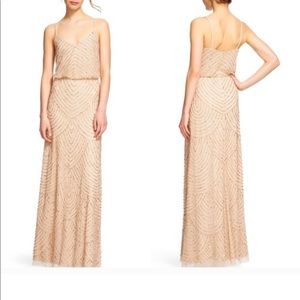 Adrianna Papell Art Deco Beaded gown